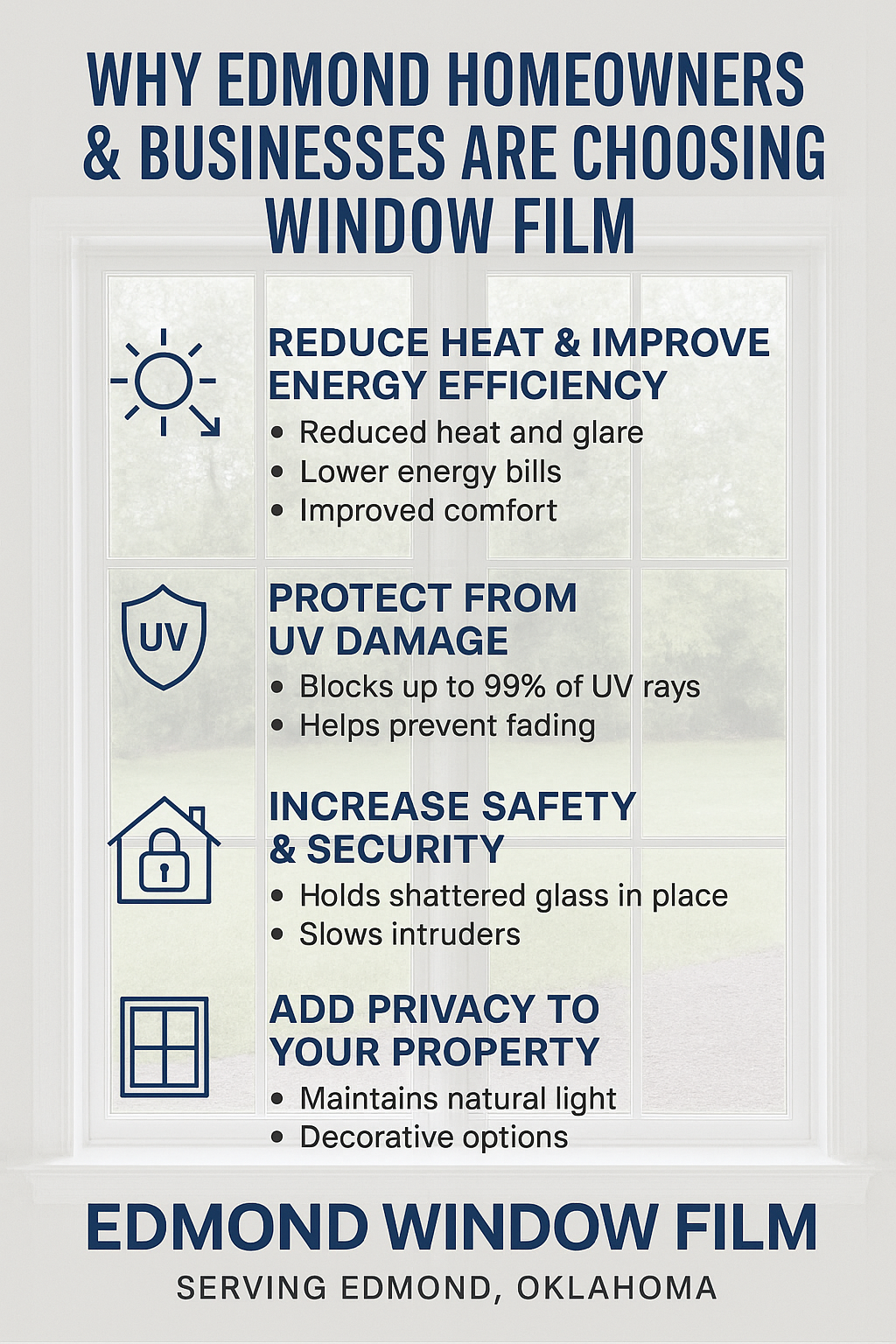Why Edmond Homeowners & Businesses Are Choosing Window Film